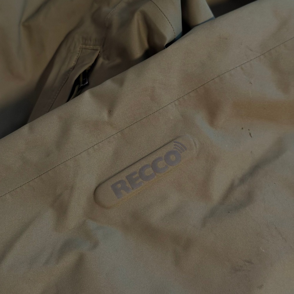 Patagonia Snowshot Ski Pants Mens Medium Olive Green Waterproof RECCO 30689 FA21 - Picture 8 of 12